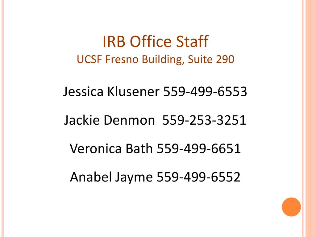 Ucsf irb sale